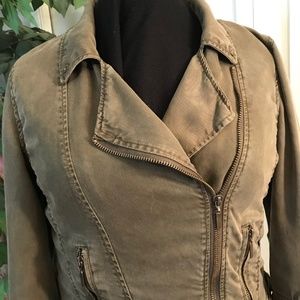 Max Jeans Moto Jacket Size L